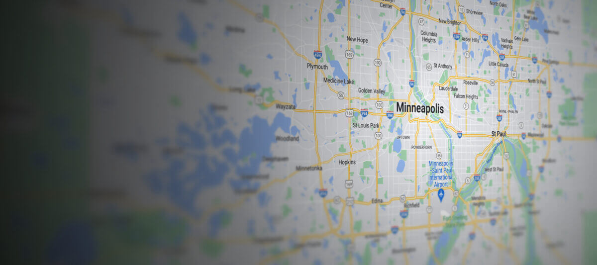 Google map of the Twin Cities Metro Area